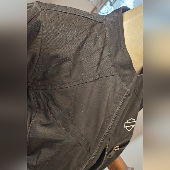 Harley-Davidson Nylon Jacket with Rhinestone Logo. - Picture 5 of 15